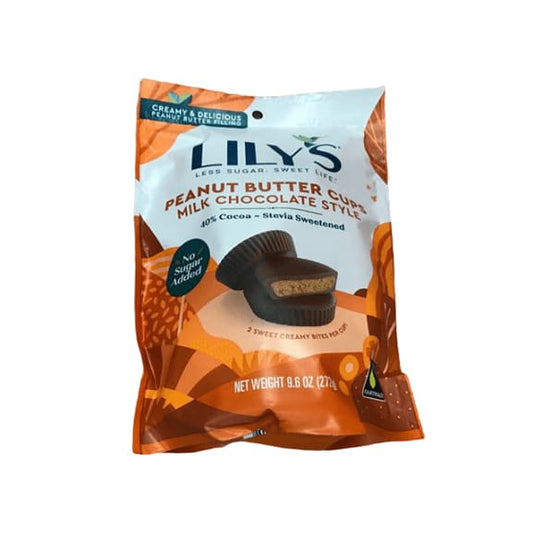 Lily's Milk Chocolate Style Peanut Butter Cups, 9.6 oz - ShelHealth.Com