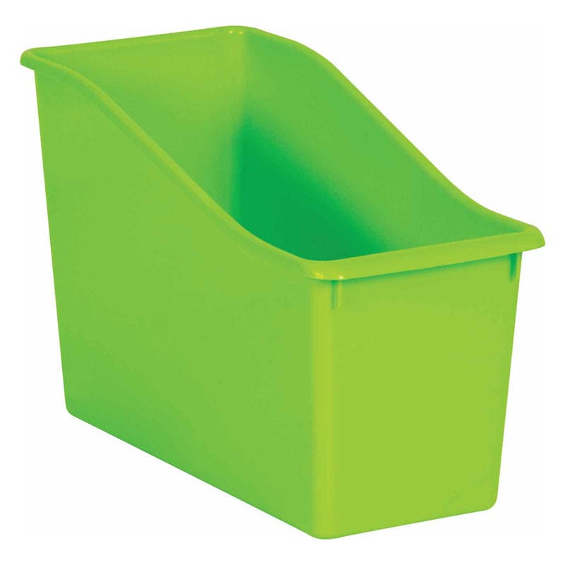Lime Plastic Book Bin (Pack of 10) - Storage Containers - Teacher Created Resources