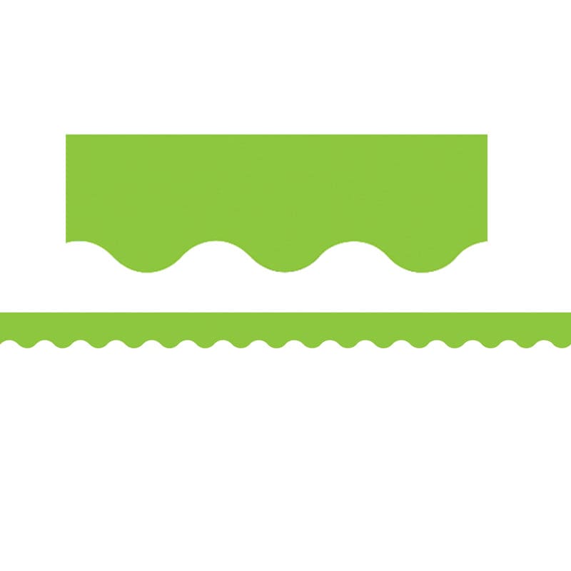 Lime Scalloped Border Trim (Pack of 10) - Border/Trimmer - Teacher Created Resources