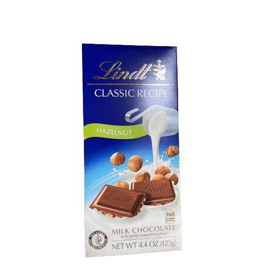 Lindt Lindt Classic Recipe Hazelnut Milk Chocolate Candy Bar, 4.4 oz.
