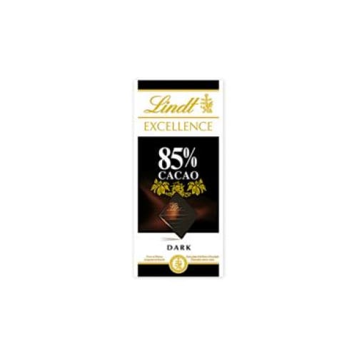 LINDT EXCELLENCE Dark Chocolate 85% 3.5 oz (100 g) - LINDT
