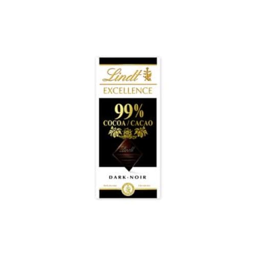 Lindt Excellence Dark Chocolate Bar 99% 1.76 oz (50 g) - Lindt