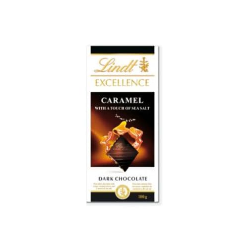 Lindt Excellence Dark Chocolate with Caramel & Sea Salt 3.5 oz (100 g) - Lindt