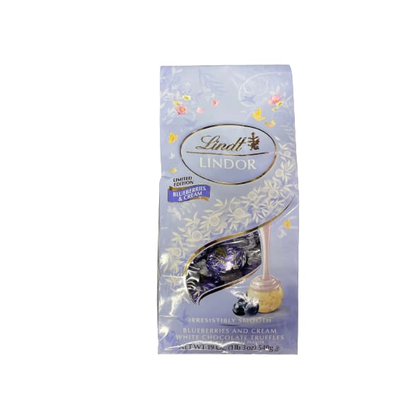 Lindt Lindor Limited Edition Blueberries & Cream, 19 oz. ShelHealth