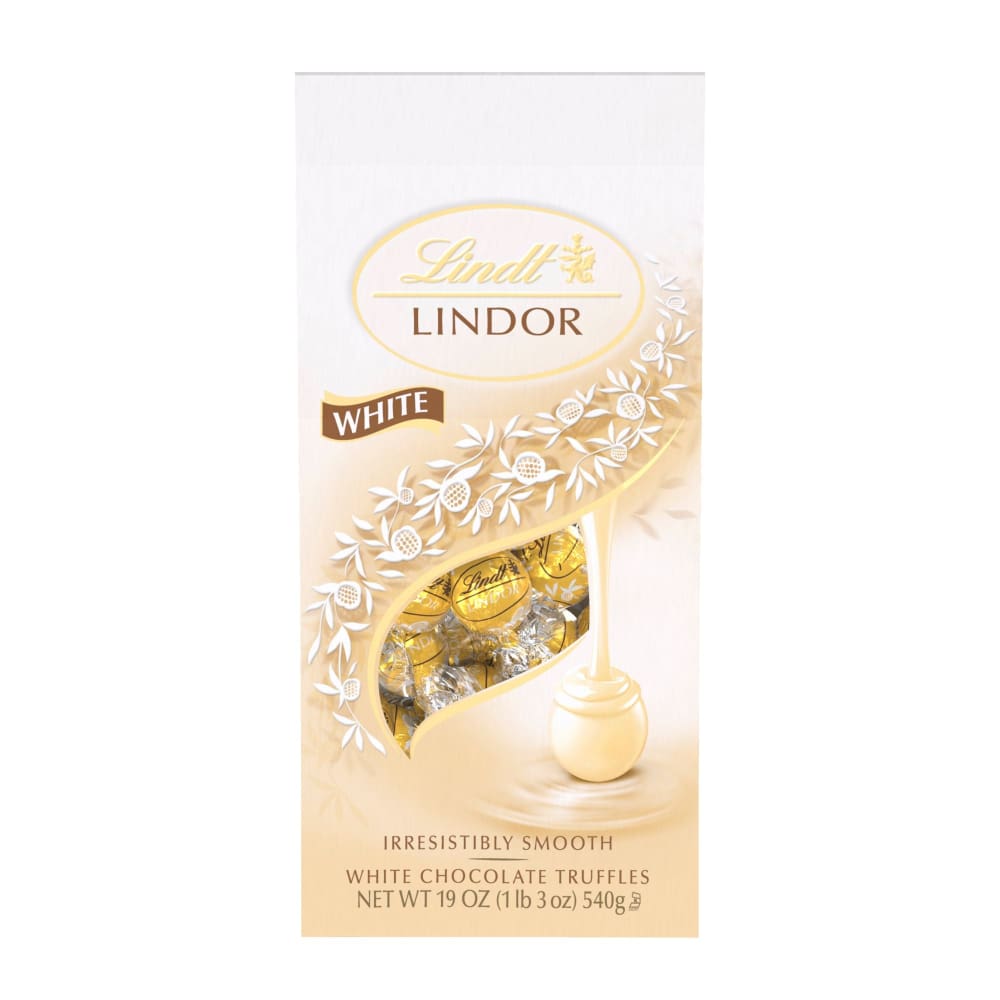 Lindt Lindor White Chocolate Truffles 19 oz. - Lindt