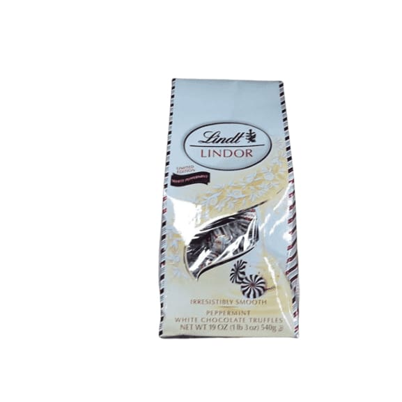 Lindt Lindor White Peppermint Truffles 19 oz Bag - ShelHealth.Com