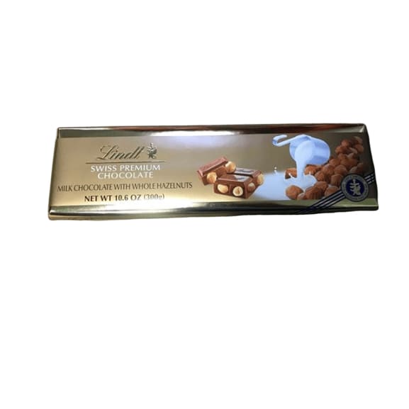 Lindt Swiss Classic Gold Milk Chocolate Hazelnut Bar, 10.6 Ounce - ShelHealth.Com