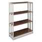 Linea Italia Trento Line Bookcase Three-shelf 31.5w X 11.5d X 43.25h Cherry - Furniture - Linea Italia®
