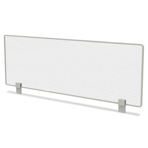 Linea Italia Trento Line Dividing Panel Polycarbonate 47.13w X 1.75d X 15.5h Translucent - Furniture - Linea Italia®