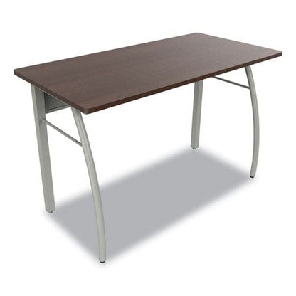 Linea Italia Trento Line Rectangular Desk 47.25 X 23.63 X 29.5 Mocha/gray - Furniture - Linea Italia®