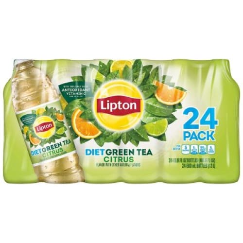 Lipton Diet Green Tea Citrus Iced Tea (16.9 oz. 24 pk) - Lipton