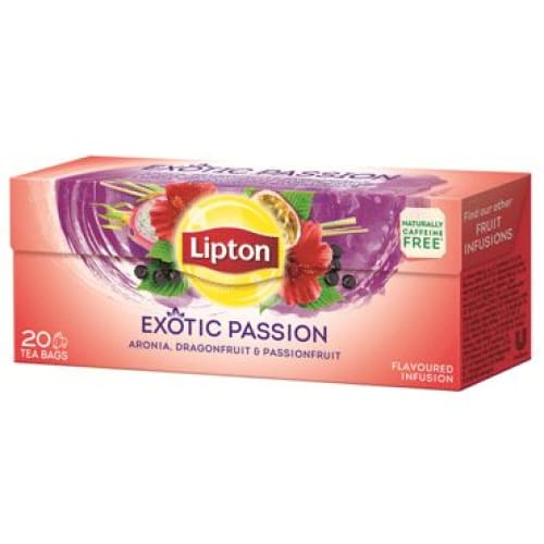 Lipton Exotic Passion Aronia Dragonfruit and Passionfruit Tea Bags 20 pcs. - Lipton