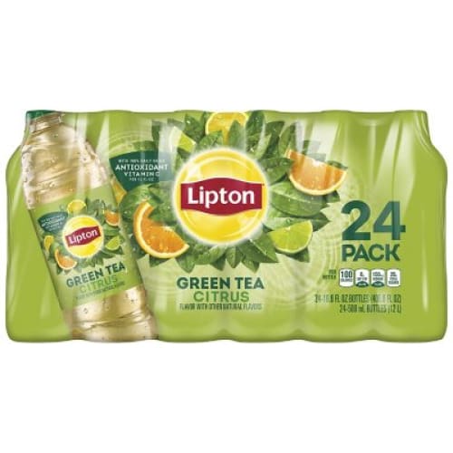Lipton Green Tea Citrus Iced Tea (16.9 fl. oz. bottles 24 pk.) - Lipton