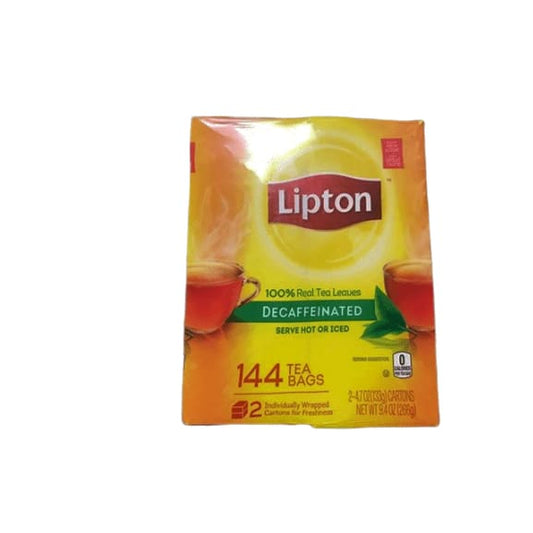 Lipton Tea Bags, Decaffeinated, 144 ct. - ShelHealth.Com