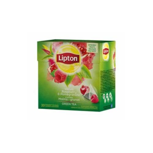Lipton Vibrant Raspberry and Pomegranate Green Tea Bags 20 pcs. - Lipton