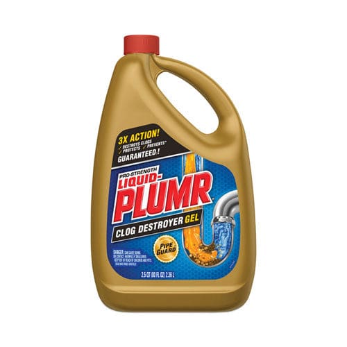 Liquid Plumr Clog Destroyer + Pipeguard Gel 80 Oz 6/carton - Janitorial & Sanitation - Liquid Plumr®