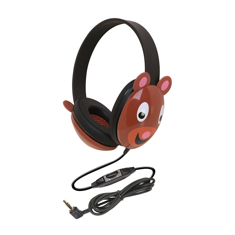 Listening First Animal-Themed Stereo Headphones Bear - Headphones - Califone International