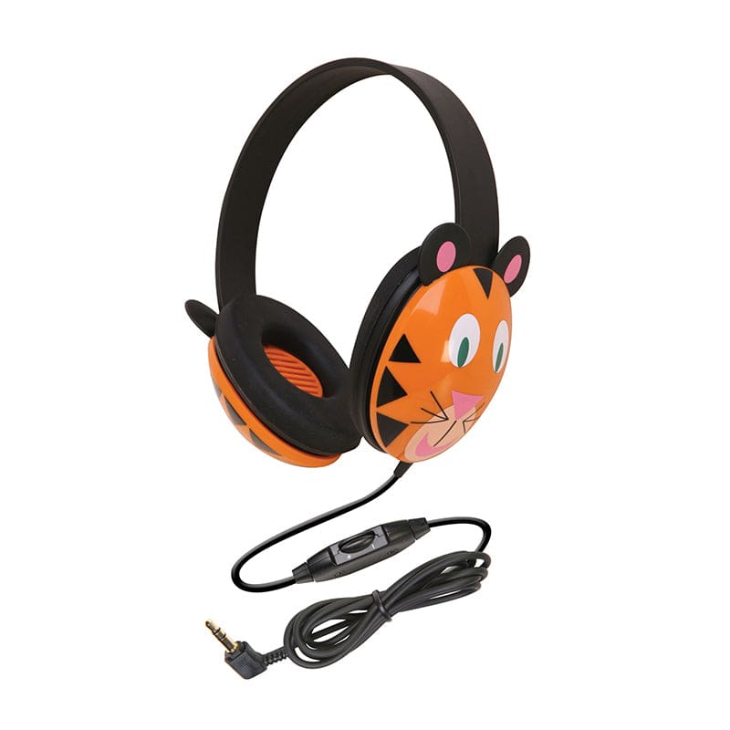 Listening First Animal-Themed Stereo Headphones Tiger - Headphones - Califone International