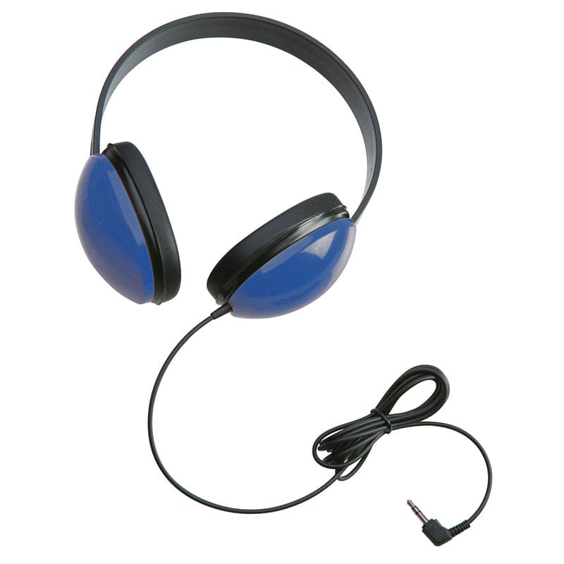 Listening First Stereo Headphones Blue (Pack of 2) - Headphones - Califone International