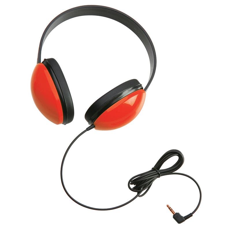 Listening First Stereo Headphones Red (Pack of 2) - Headphones - Califone International