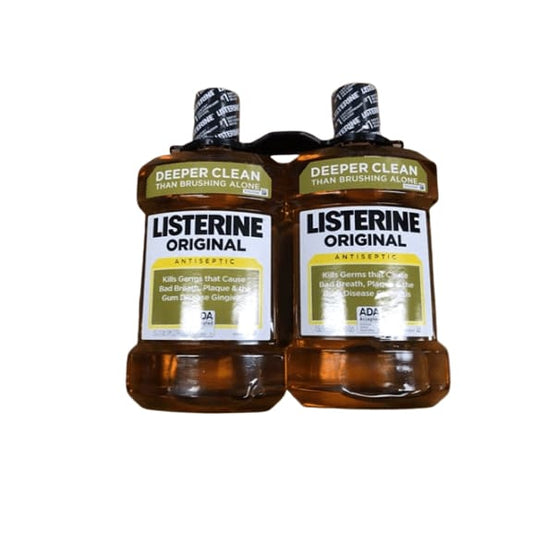 Listerine Listerine Deeper Clean Original Antiseptic Mouthwash - 1.5 Liter - 2 pk