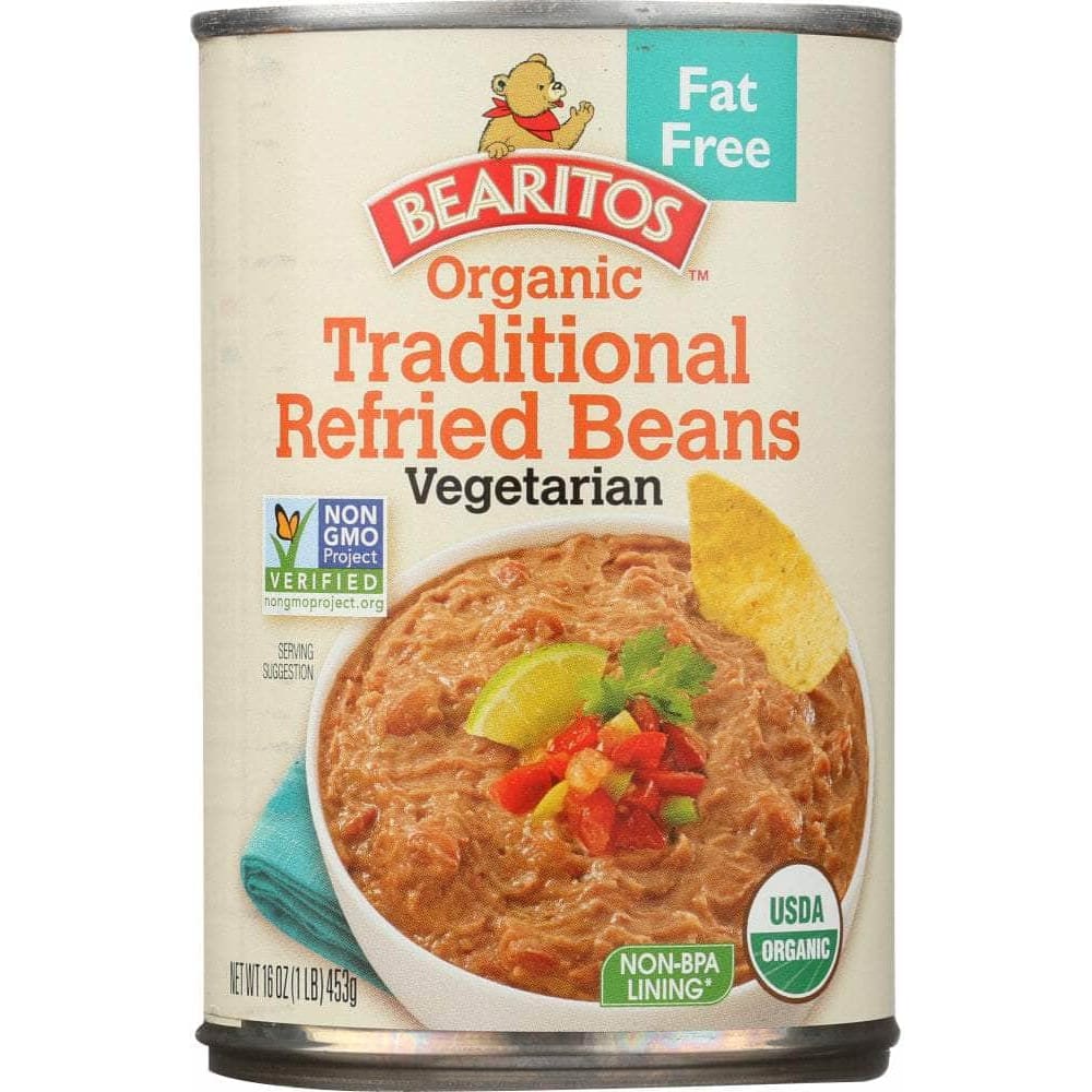 Bearitos Little Bear Bearitos Organic Traditional Refried Beans, 16 Oz