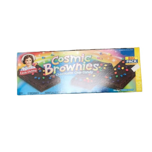 Little Debbie Cosmic Brownies with Chocolate Chip Candy, 12 Count - ShelHealth.Com
