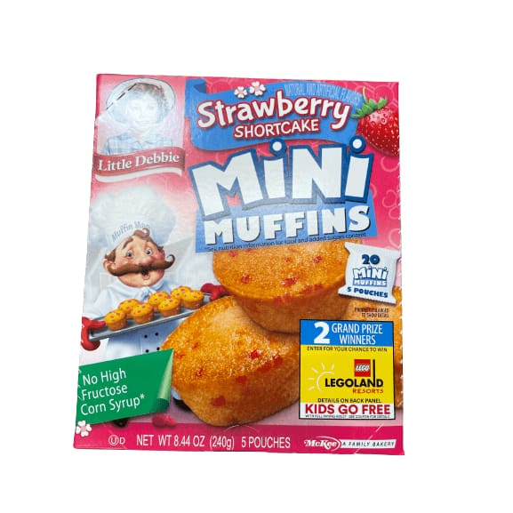 Little Debbie Little Debbie Mini Muffins Strawberry Shortcake, 8.44 oz.