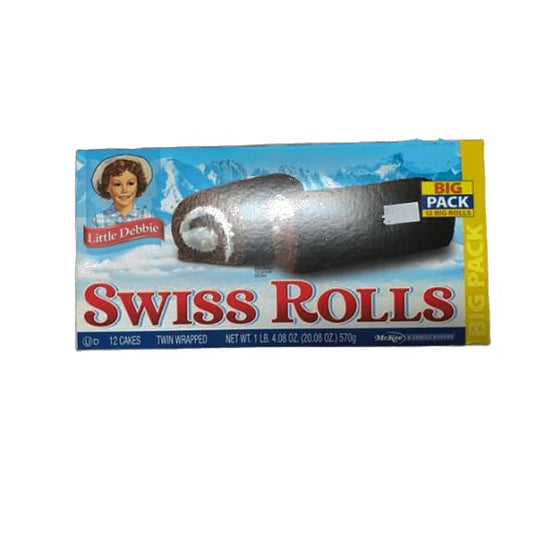Little Debbie Traditional Swiss Rolls, 12 pk./20.08 oz. - ShelHealth.Com