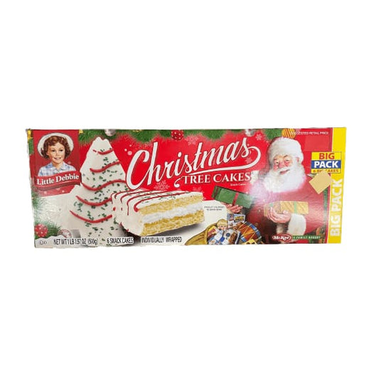 Little Debbie Little Debbie Vanilla Christmas Tree Cakes, 6 Big Cakes, 16.97 oz.