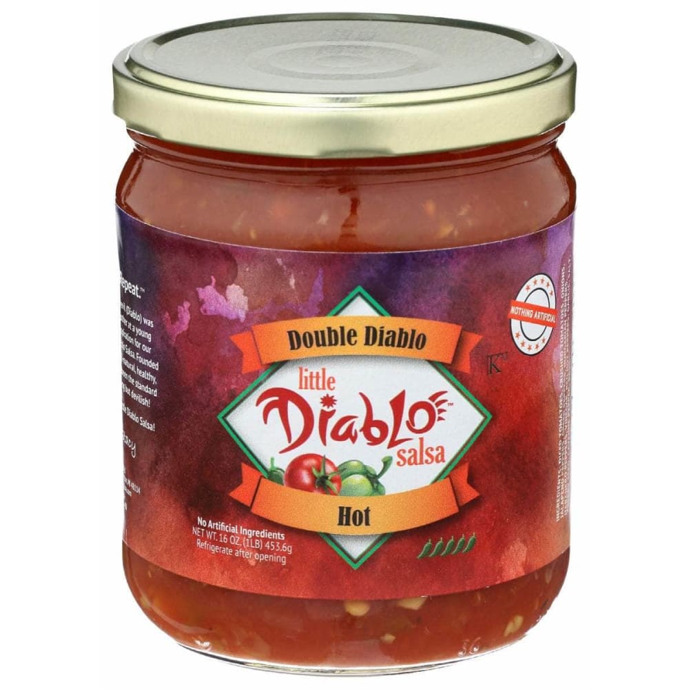 LITTLE DIABLO Grocery > Salsas LITTLE DIABLO: Double Diablo Hot Salsa, 16 oz