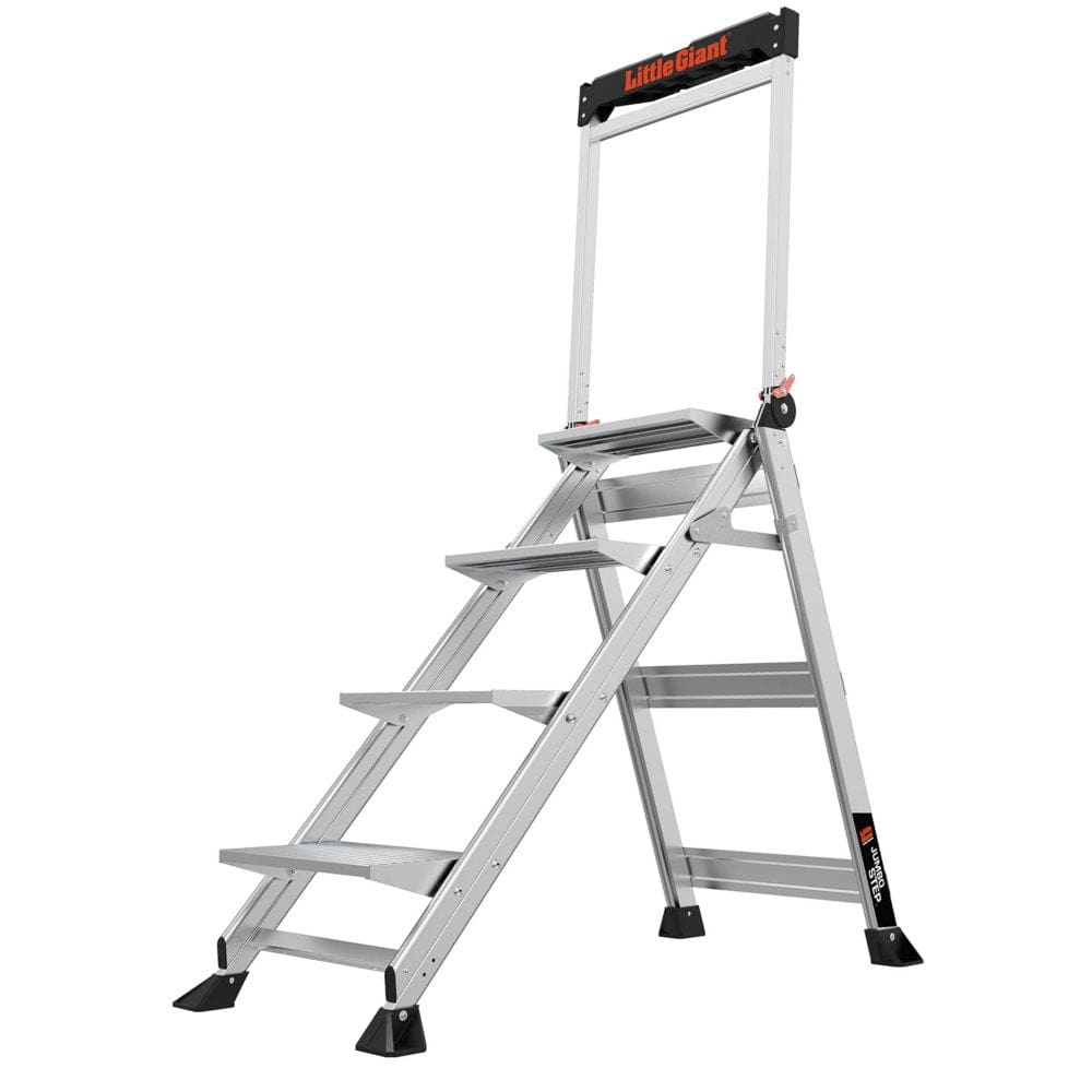Little Giant Ladder Systems Jumbo Step 4-Step Step Stool - Ladders & Stepstools - Little