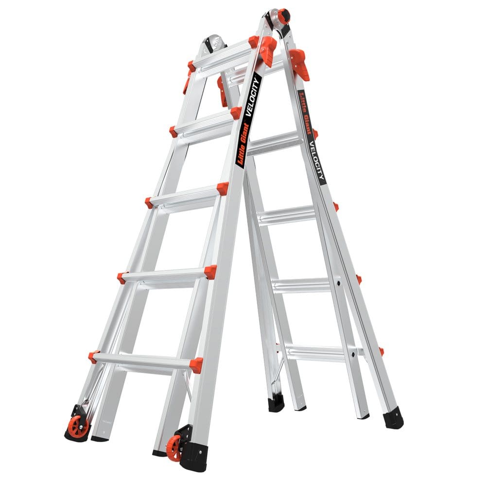 Little Giant Velocity Model 22 Ladder with Work Platform - Ladders & Stepstools - Little