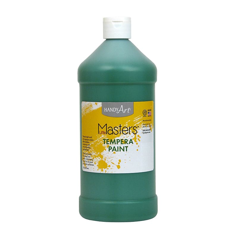 Little Masters Green 32Oz Tempera Paint (Pack of 10) - Paint - Rock Paint Distributing Corp