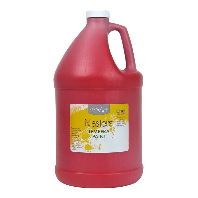 Little Masters Red 128Oz Tempera Paint (Pack of 2) - Paint - Rock Paint Distributing Corp