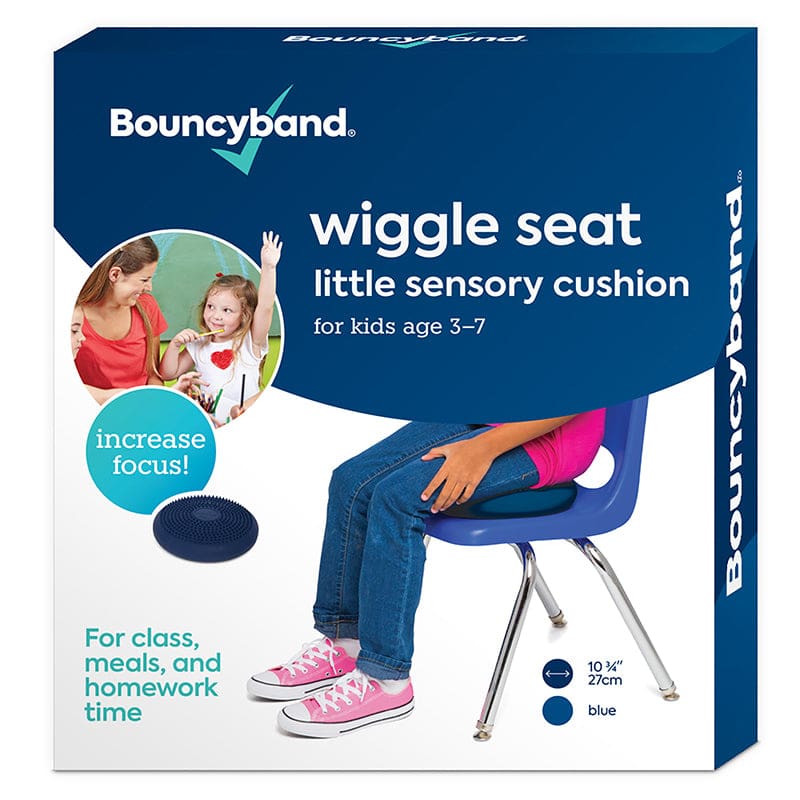 Little Wiggle Seat Cushion Blue Bouncyband Sensory (Pack of 2) - Floor Cushions - Bouncy Bands