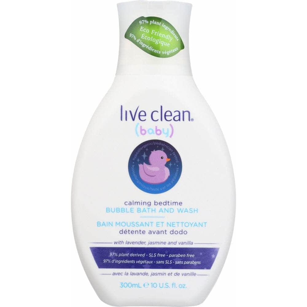 Live Clean Live Clean Bubble Bath Baby Bedtime, 10 oz