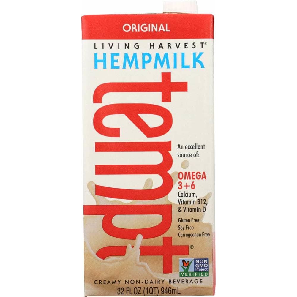 LIVING HARVEST Grocery > Dairy, Dairy Substitutes and Eggs > Milk & Milk Substitutes LIVING HARVEST: Tempt Hempmilk Creamy Non-Dairy Beverage Original, 32 oz