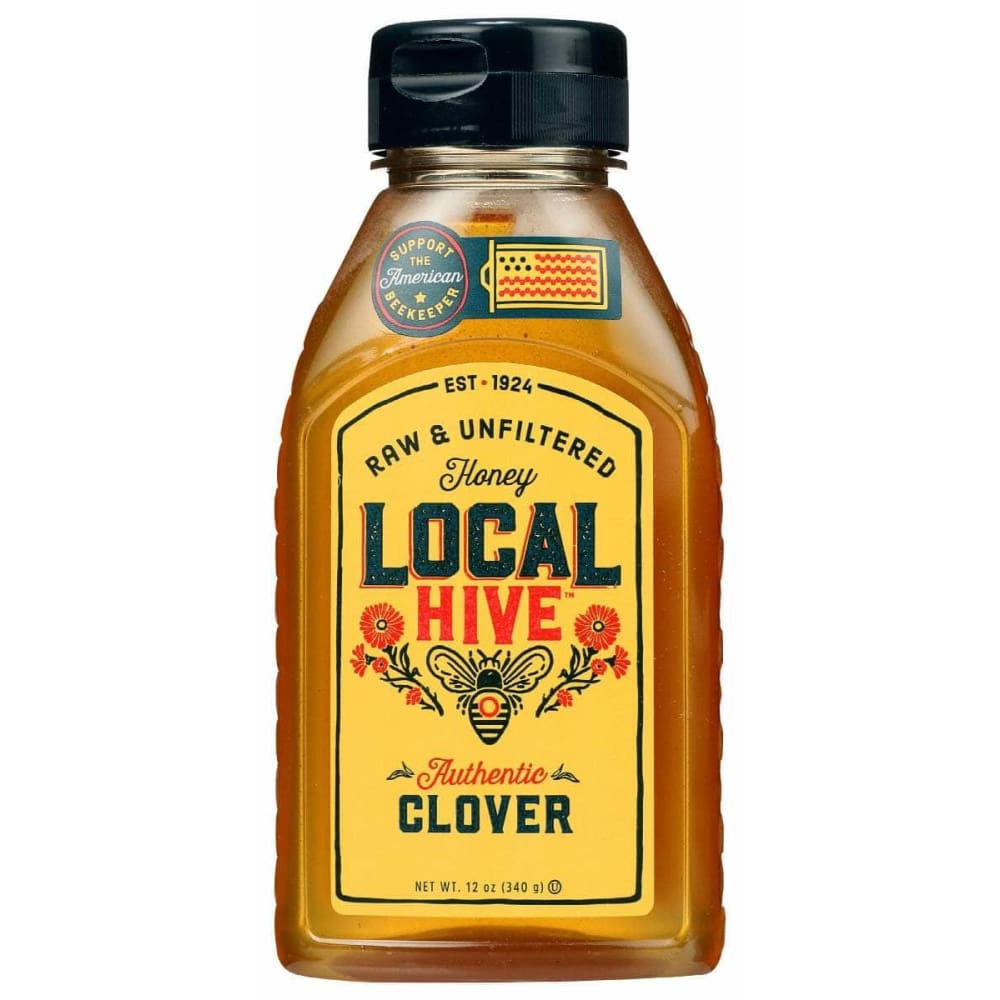 LOCAL HIVE LOCAL HIVE Honey Clover Raw Unfltrd, 12 oz
