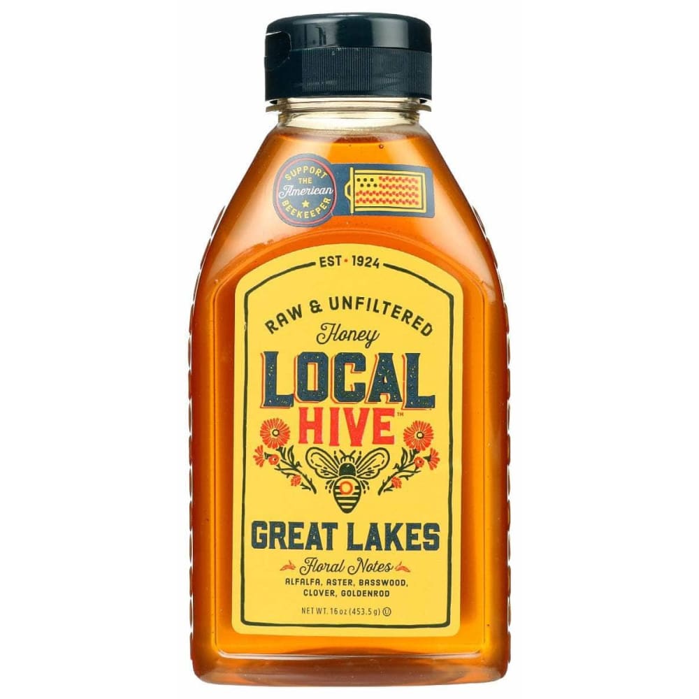 LOCAL HIVE LOCAL HIVE Honey Great Lakes Local Raw, 16 oz