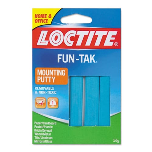 Loctite Fun-tak Mounting Putty Repositionable And Reusable 6 Strips 2 Oz - Office - Loctite®