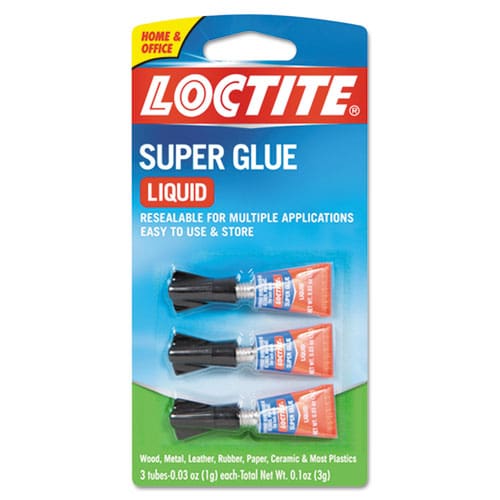 Loctite Super Glue 0.11 Oz Dries Clear 3/pack - School Supplies - Loctite®