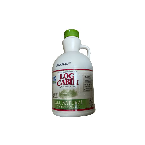 Log Cabin All Natural Table Syrup 22 FL OZ ShelHealth Log Cabin All Natural Table Syrup 22 Fl Oz Shelhealth