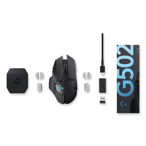 Logitech G502 Lightspeed Wireless Gaming Mouse 2.4 Ghz Frequency/33 Ft Wireless Range Right Hand Use Black - Technology - Logitech®