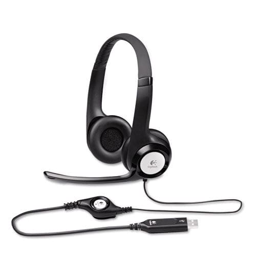 Logitech H390 Binaural Over The Head Usb Headset With Noise-canceling Microphone Black - Technology - Logitech®