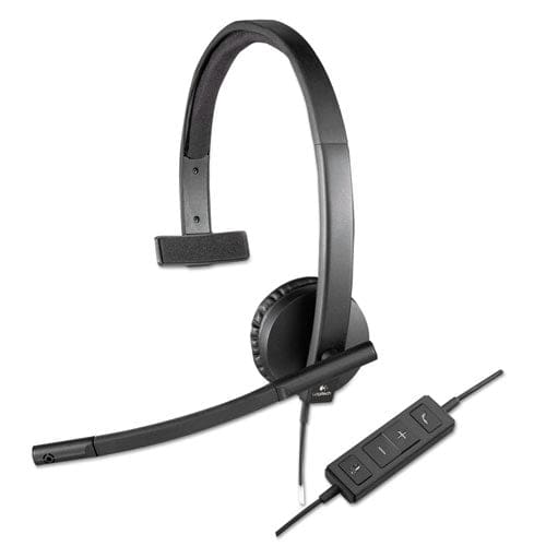 Logitech H570e Binaural Over The Head Wired Headset Black - Technology - Logitech®