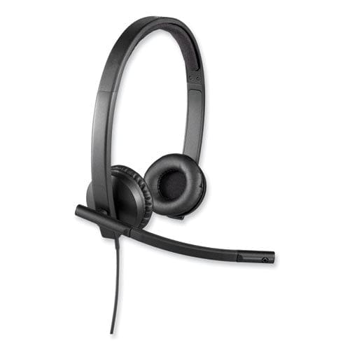 Logitech H570e Binaural Over The Head Wired Headset Black - Technology - Logitech®