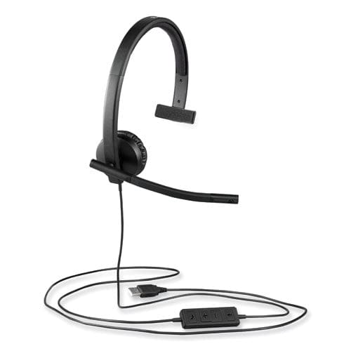 Logitech H570e Monaural Over The Head Wired Headset Black - Technology - Logitech®