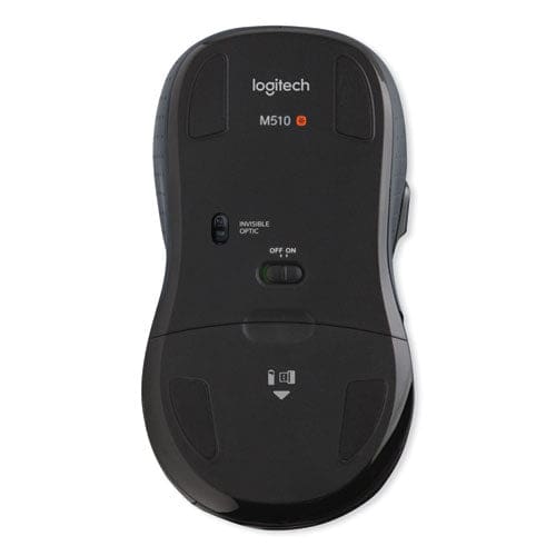 Logitech M510 Wireless Mouse 2.4 Ghz Frequency/30 Ft Wireless Range Right Hand Use Dark Gray - Technology - Logitech®