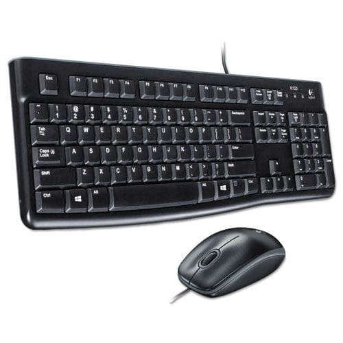 Logitech Mk120 Wired Keyboard + Mouse Combo Usb 2.0 Black - Technology - Logitech®